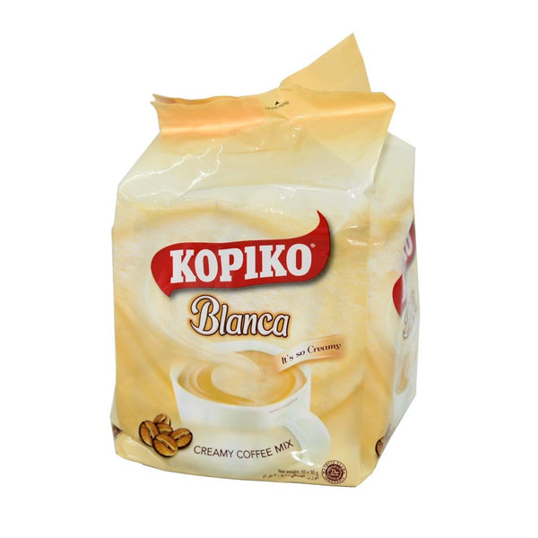 Kopiko Blanca Creamy Instant Coffee Mix 10 Sachets