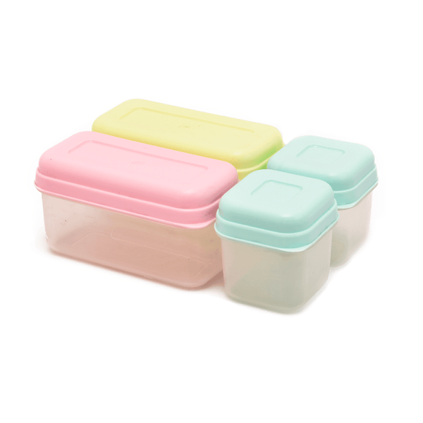 علب بهارات 4 قطع 130-270مل - أنية المنزل