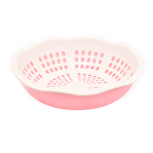 سلة تقديم الفاكهة بلاستيك مع وعاء 26سم - أنية المنزل