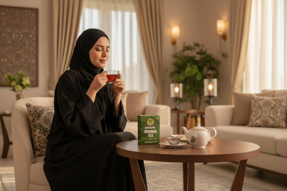 شاي المورينجا العضوي من أورجانيك لاردر 16 كيس 24 جم