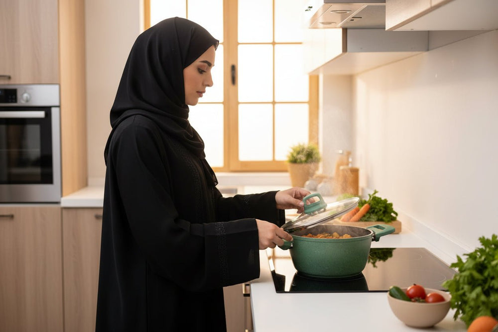 قدر طهي عميق جرانيت فيفالدي 22 سم سعة 3.4 لتر