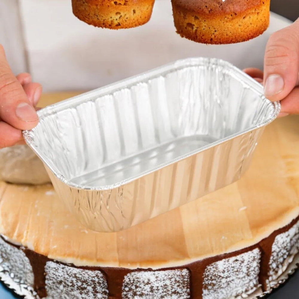 4-piece disposable aluminum cake pan