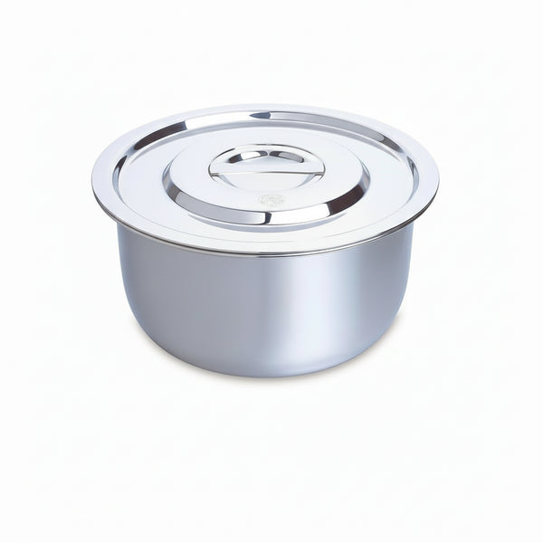 مقلاة زيبرا هندية 22 سم من الفولاذ المقاوم للصدأ عالية الجودة