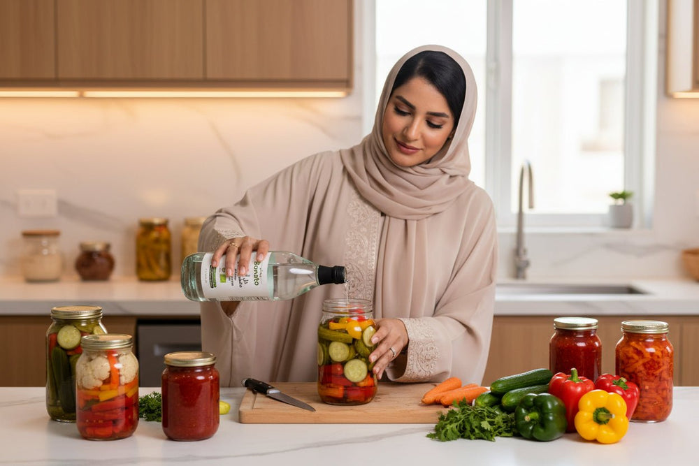 خل أبيض مقطر عضوي من بوناتو 1 لتر