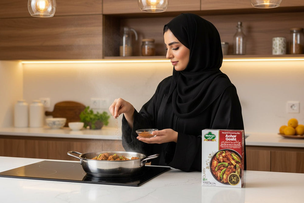 مزيج بهارات آچار غوشت مهران 50 جرام