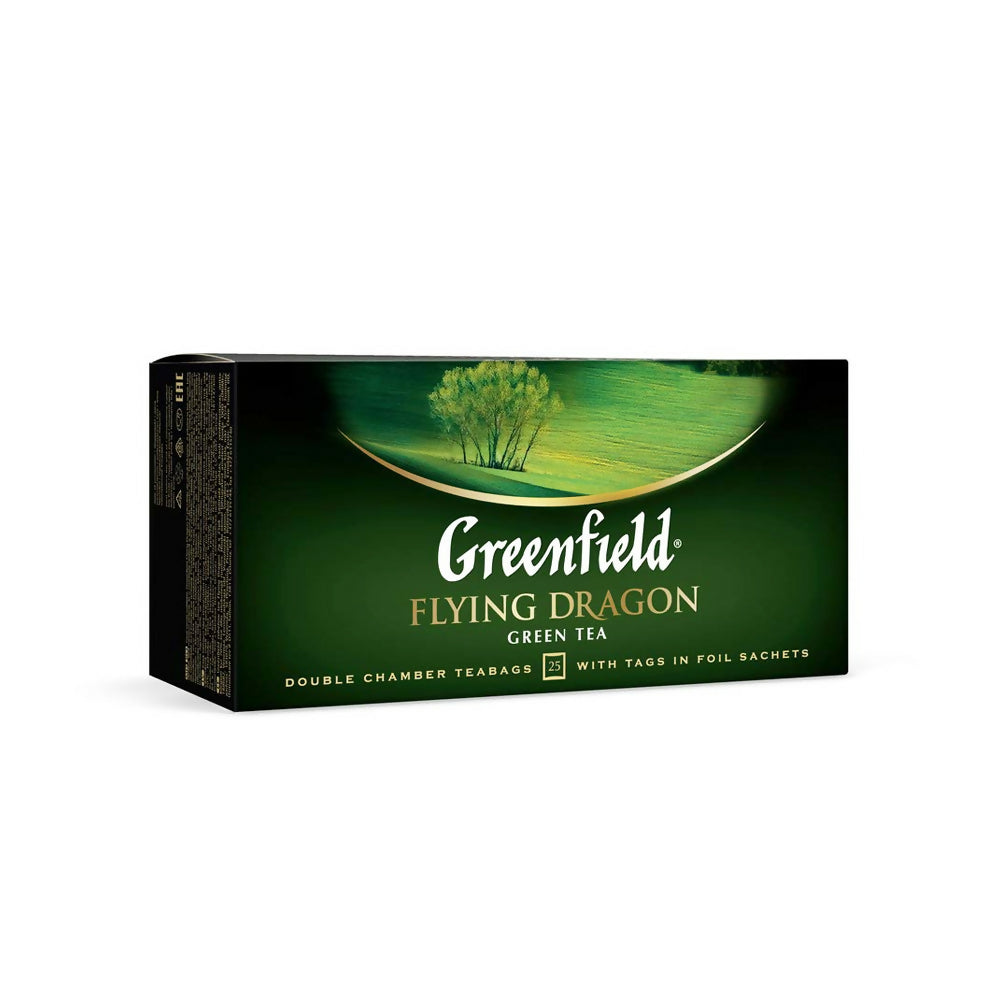 شاي أخضر فلاينج دراقون من جرينفيلد 25 كيس 