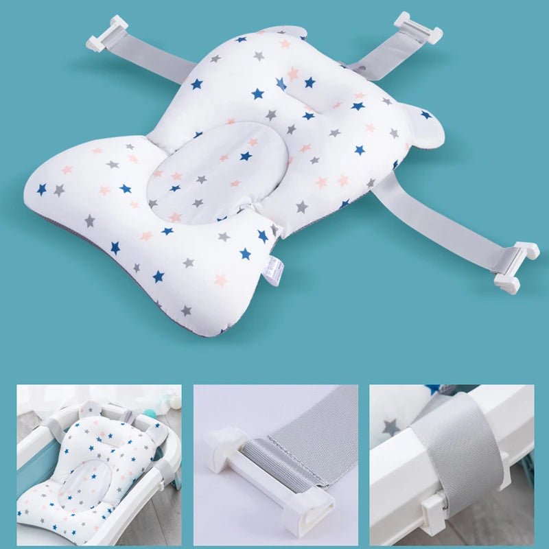 Baby Bathtub Support Seat - Non-Slip Massage Cushion for Infant Comfort
