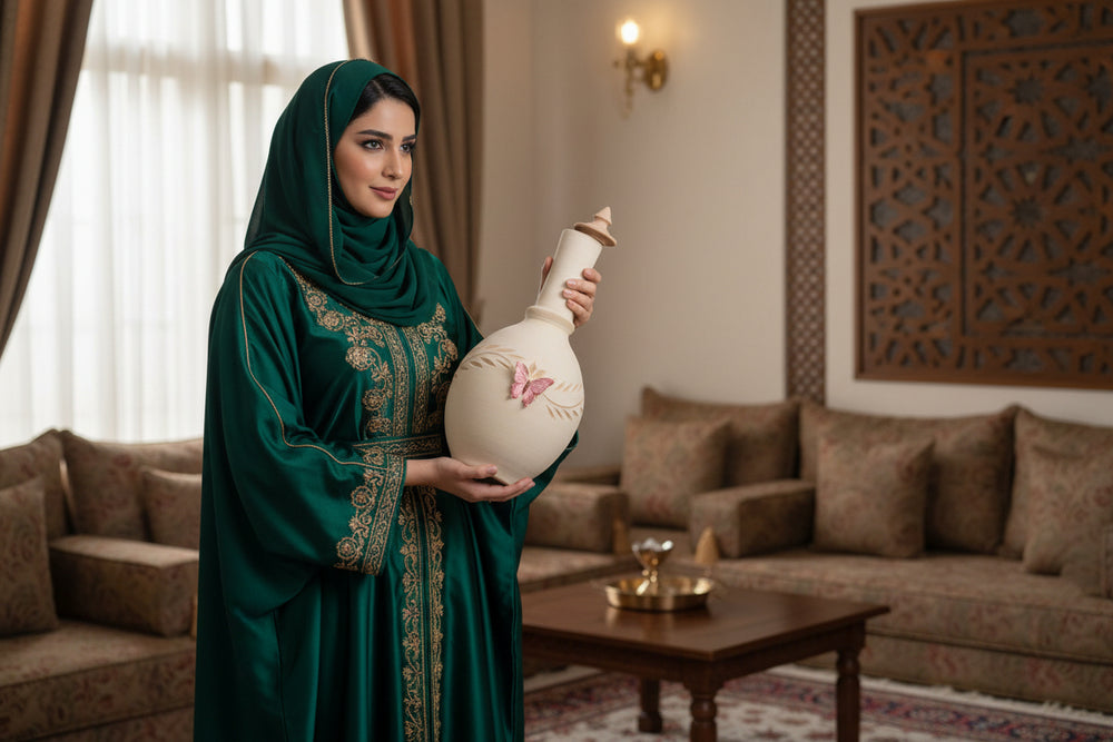 جرة ماء فخارية يدوية بسعة 5 لتر لمسة تقليدية وأناقة منزلية