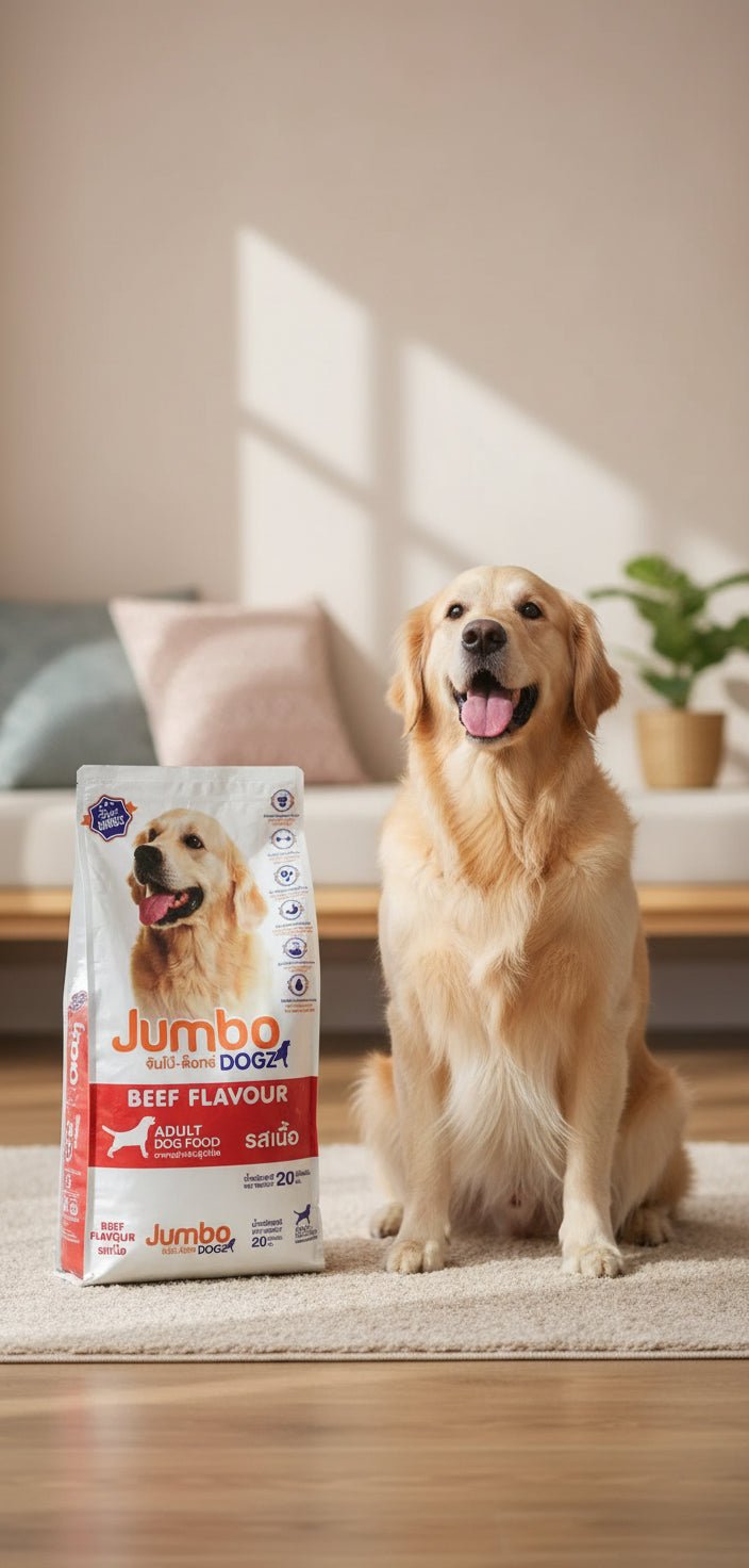 وجبة متكاملة للكلاب البالغة تدعم الهضم والمناعة والعظام - Jumbo