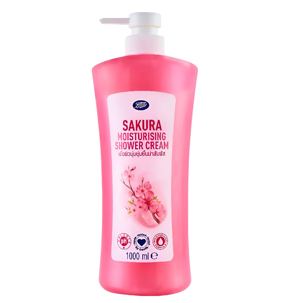 Boots Cherry Blossom Moisturising Shower Cream 1000ml 