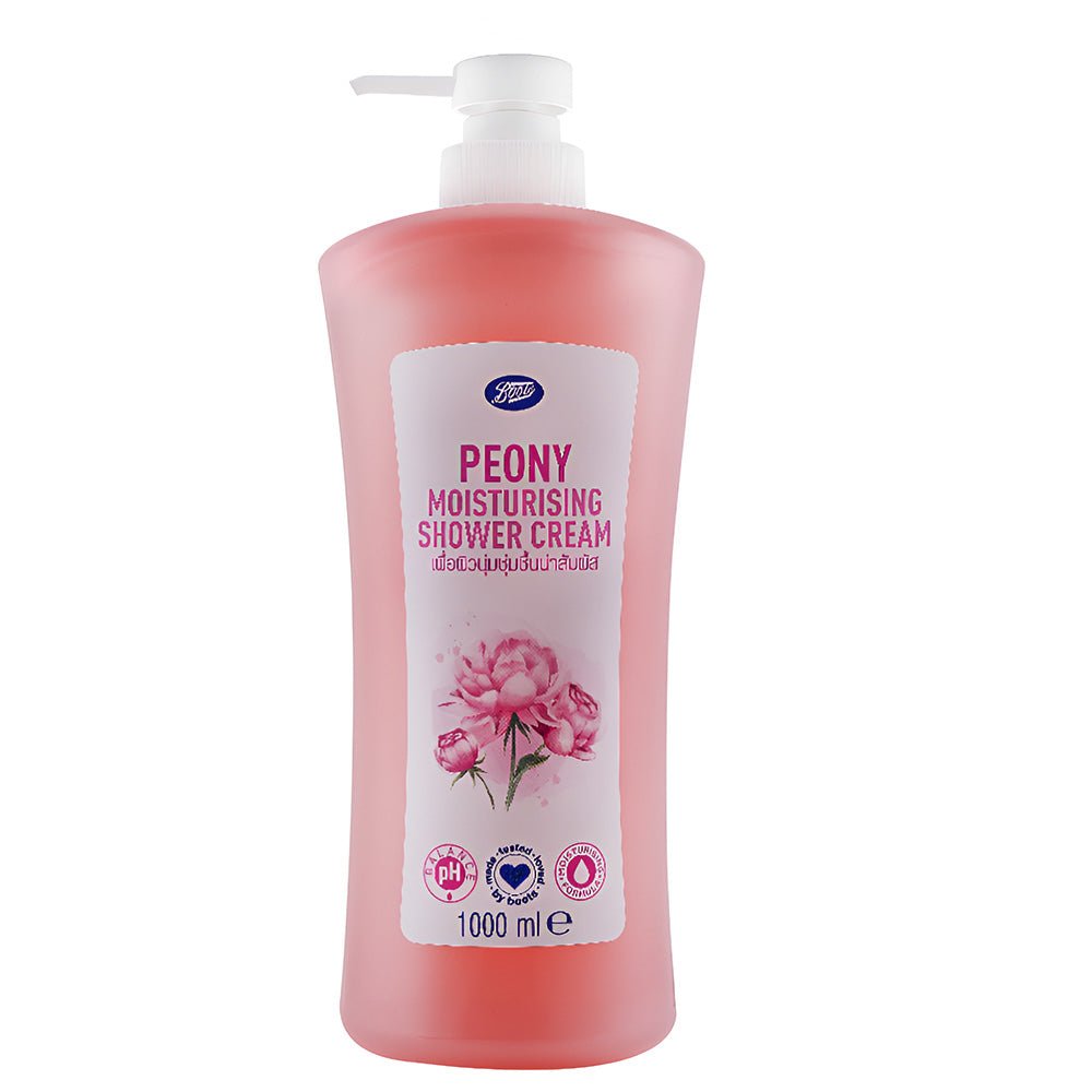 Boots Peony Moisturising Shower Cream 1000ml 