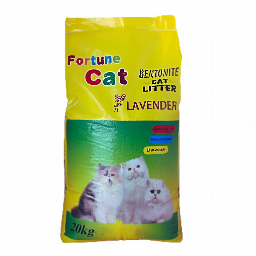 Fortune Cat Bentonite Lavender Scented Cat Litter 20 kg 