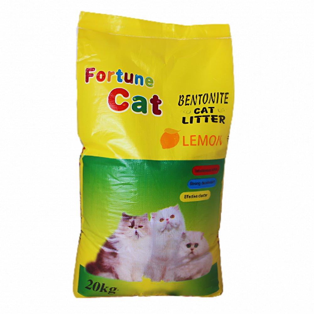 Fortune Cat Bentonite Cat Litter Lemon Scent 20 kg 