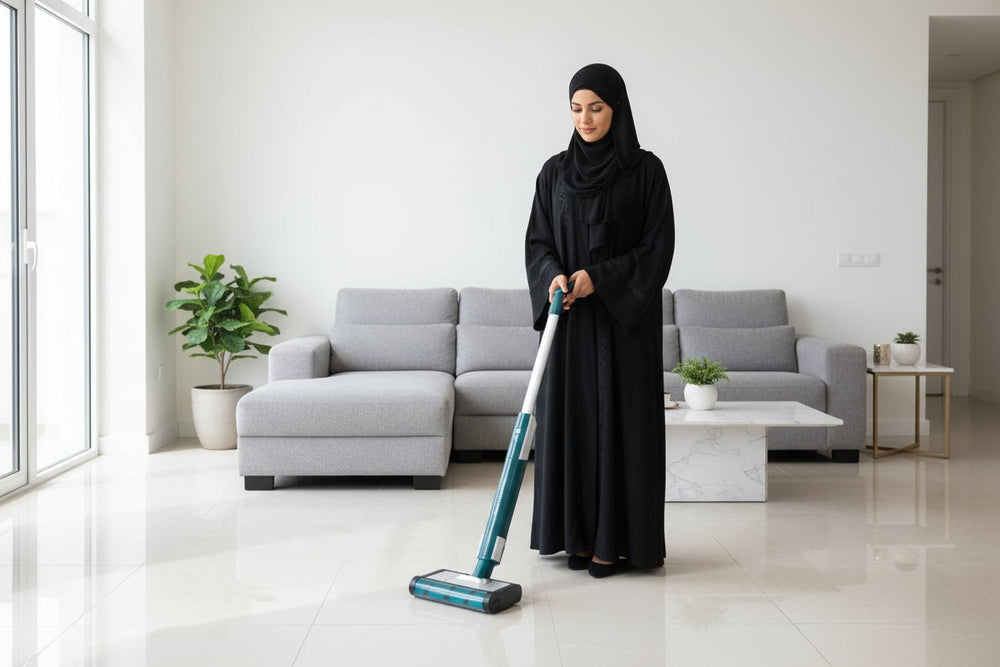 ممسحة كهربائية كولن لاسلكية – تنظيف ذكي وسهل للأرضيات الصلبة