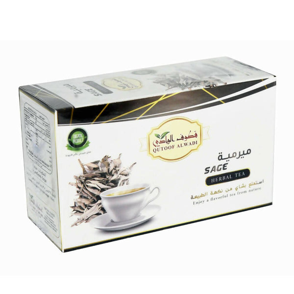 Natural Sage Drink from Qatouf Al Wadi, 24 Bags