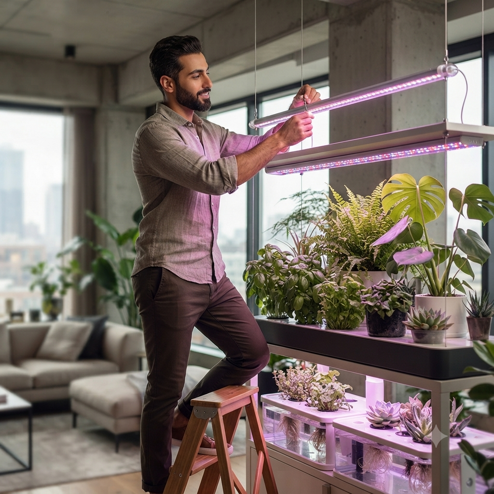 مصباح LED كامل الطيف لنمو النباتات الداخلية عبر USB