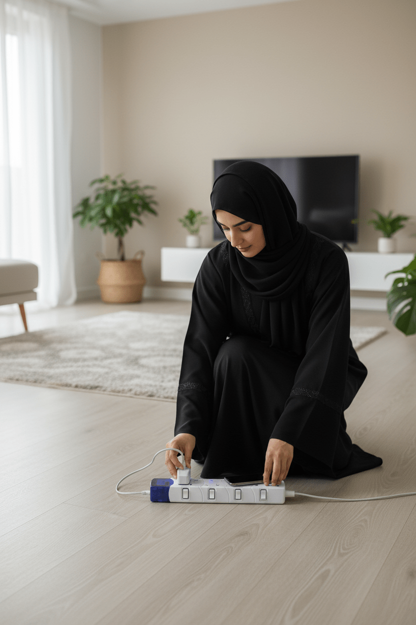 توصيلة نيو فيجن 4 منافذ بقوة 3250 واط
