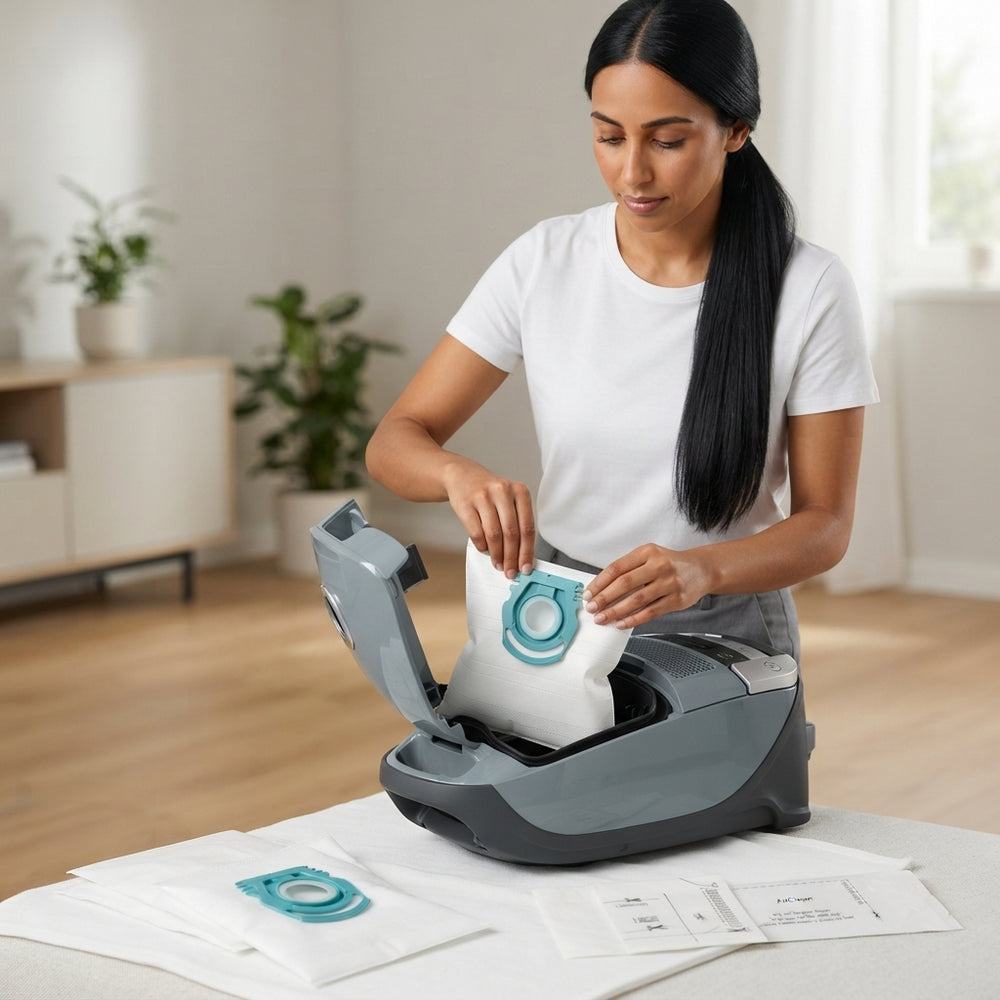 أكياس غبار وفلاتر بديلة لمكانس Miele Guard L1 وS1 وM1 عدد حسب الاختيار