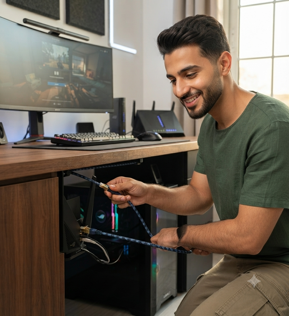 كابل إيثرنت من CAT8 فائق السرعة