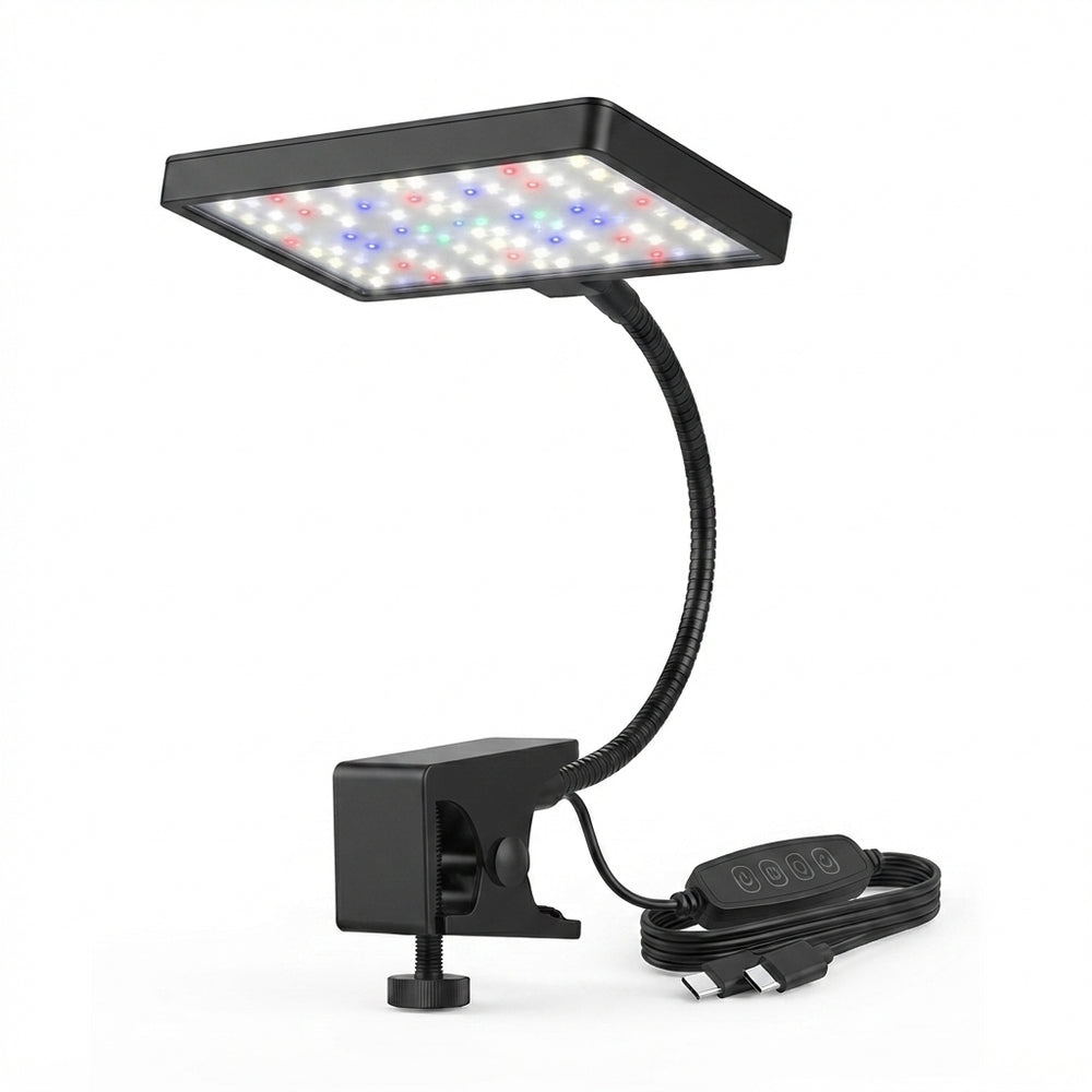 إضاءة LED لحوض السمك تعمل عبر USB