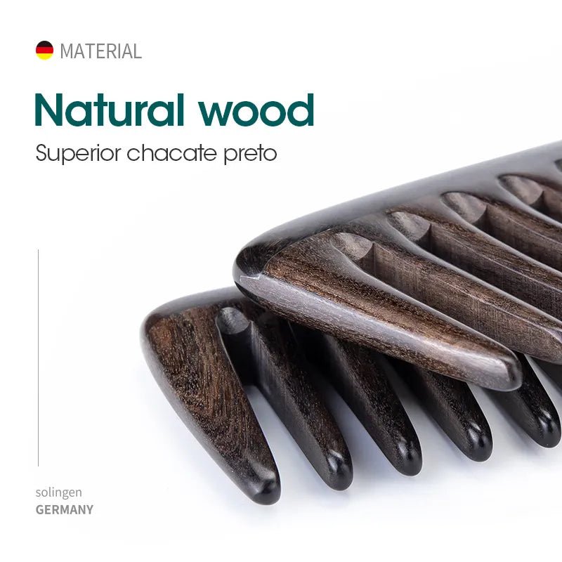 Mr. Green Wooden Hair Comb