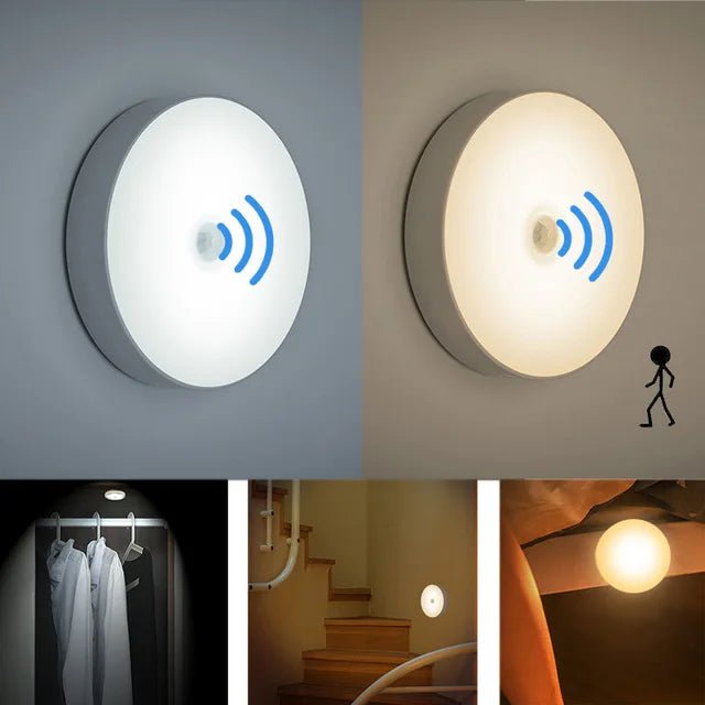 مصباح حائط LED مع مستشعر حركة