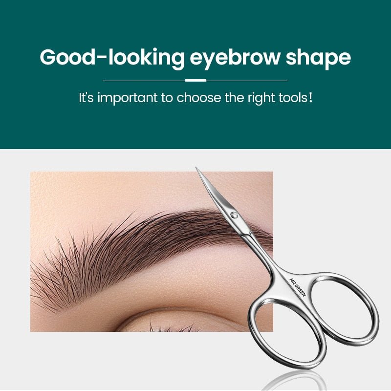 Mr. Green Stainless Steel Eyebrow and Facial Hair Trimmer