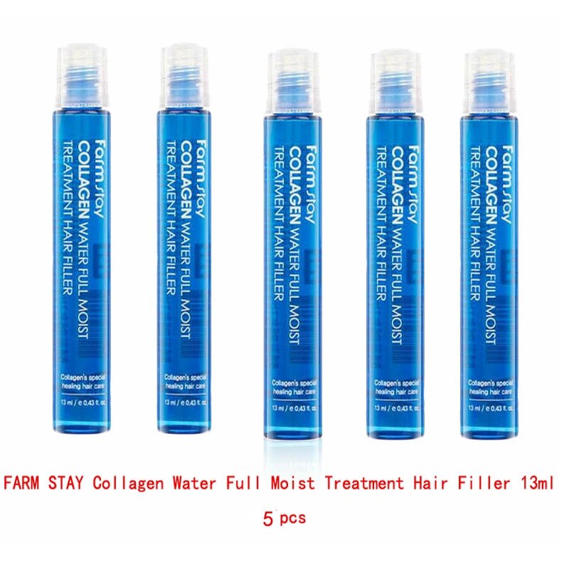 Collagen ampoules to treat and nourish damaged hair