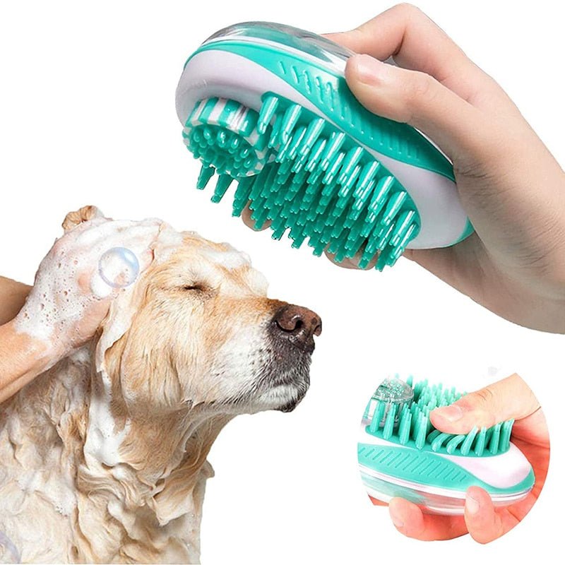 Soft Silicone Bath Brush for Dogs and Pets 