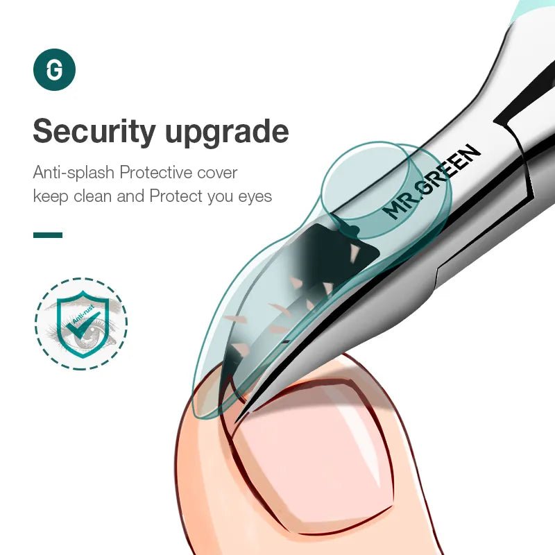 Mr. Green Stainless Steel Nail Clipper and Cuticle Remover 