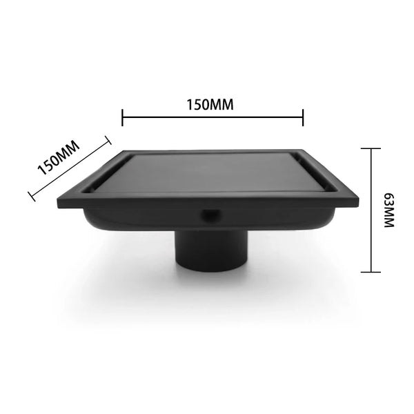 صفاية أرضية بغطاء ستانلس ستيل