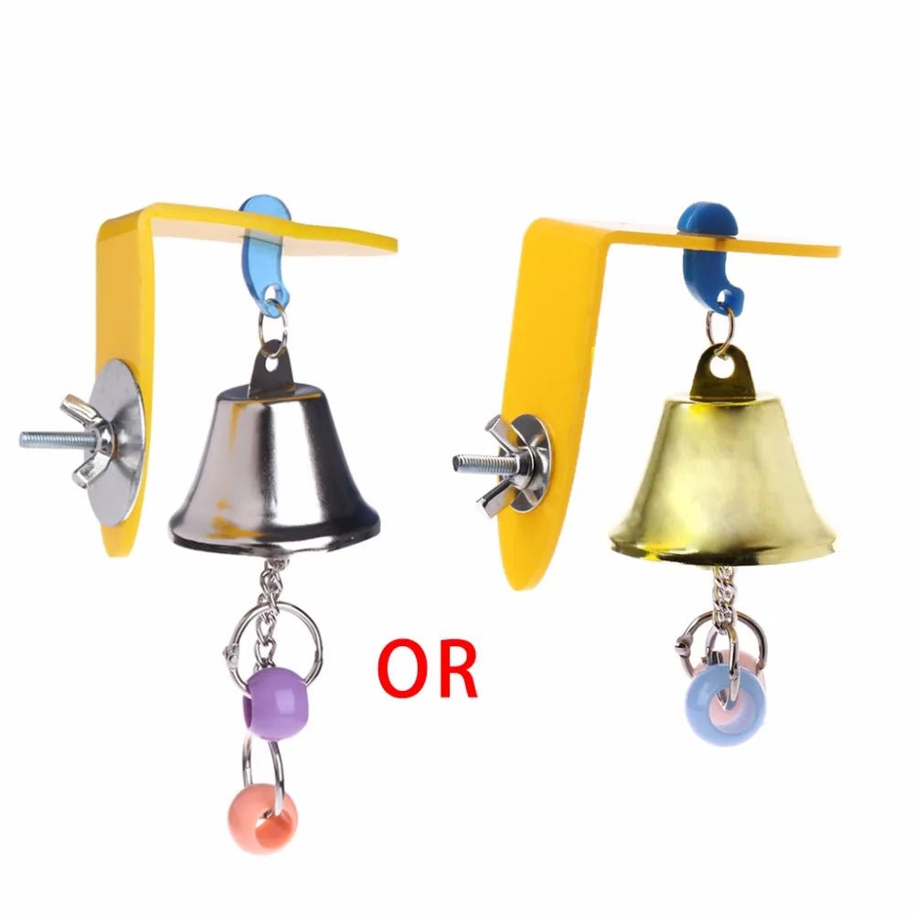 Bird Bell Toy | Chew and Swing Bird Toys with Beads and Bells