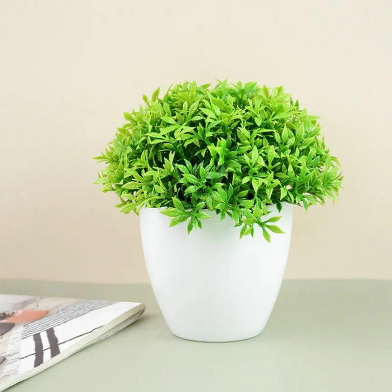 Artificial ornamental plants in various shapes 