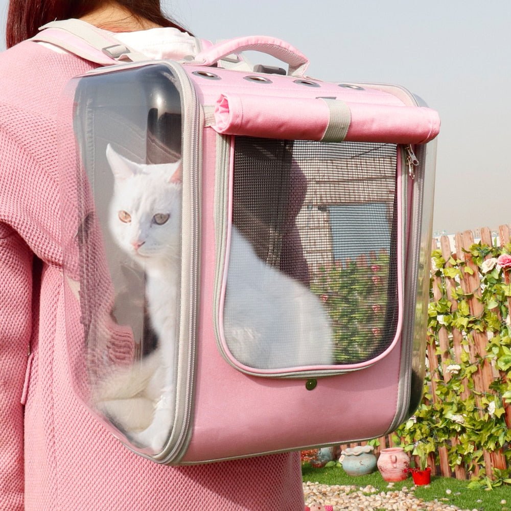 Canvas Pet Cat Carrier Backpack