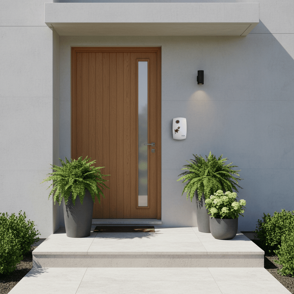 موثوق وتصميم عصري EGE جرس باب لاسلكي مفرد خط واحد