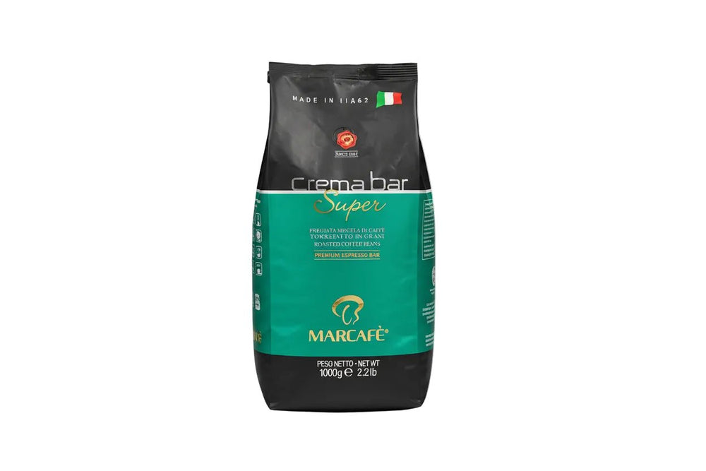 Mar Café SUPER CREMA BAR حبوب إسبريسو فاخرة بقوام كريمي غني 1 كجم