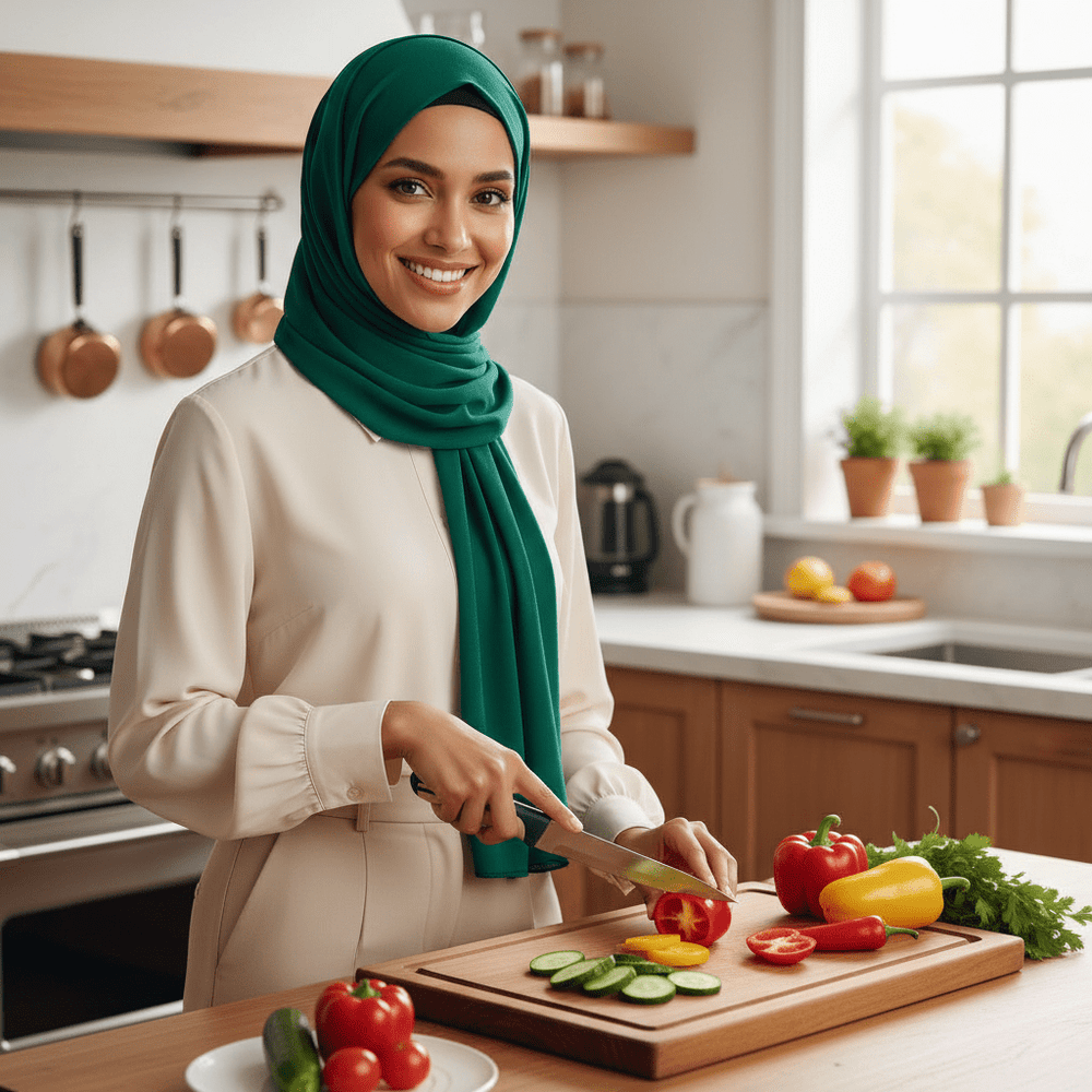 طقم سكاكين ترامونتينا متعدد الألوان 2 قطعة كريمي وأزرق