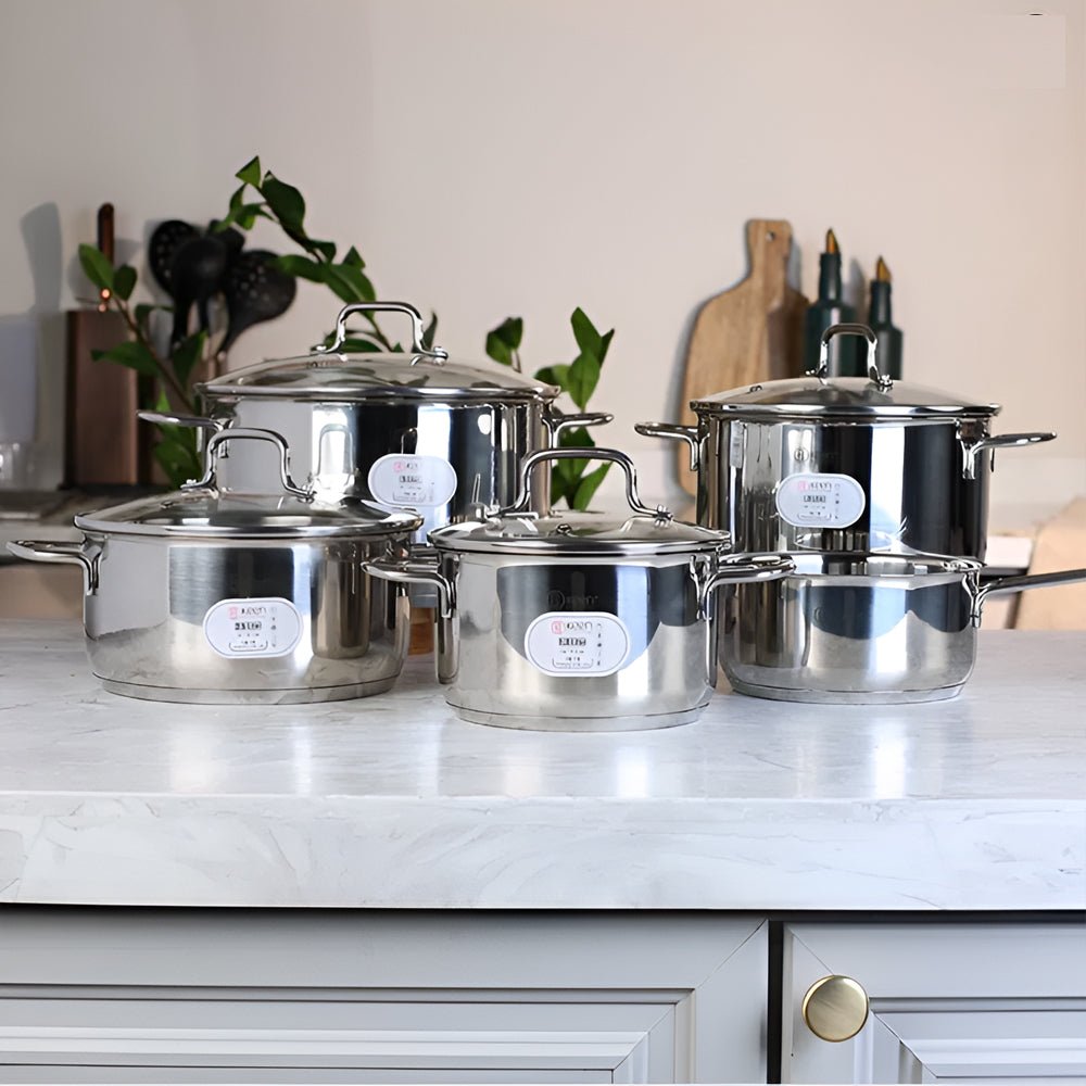 Silampos 8-Piece Stainless Steel Cookware Set