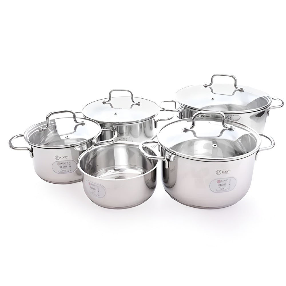 Silampos 8-Piece Stainless Steel Cookware Set