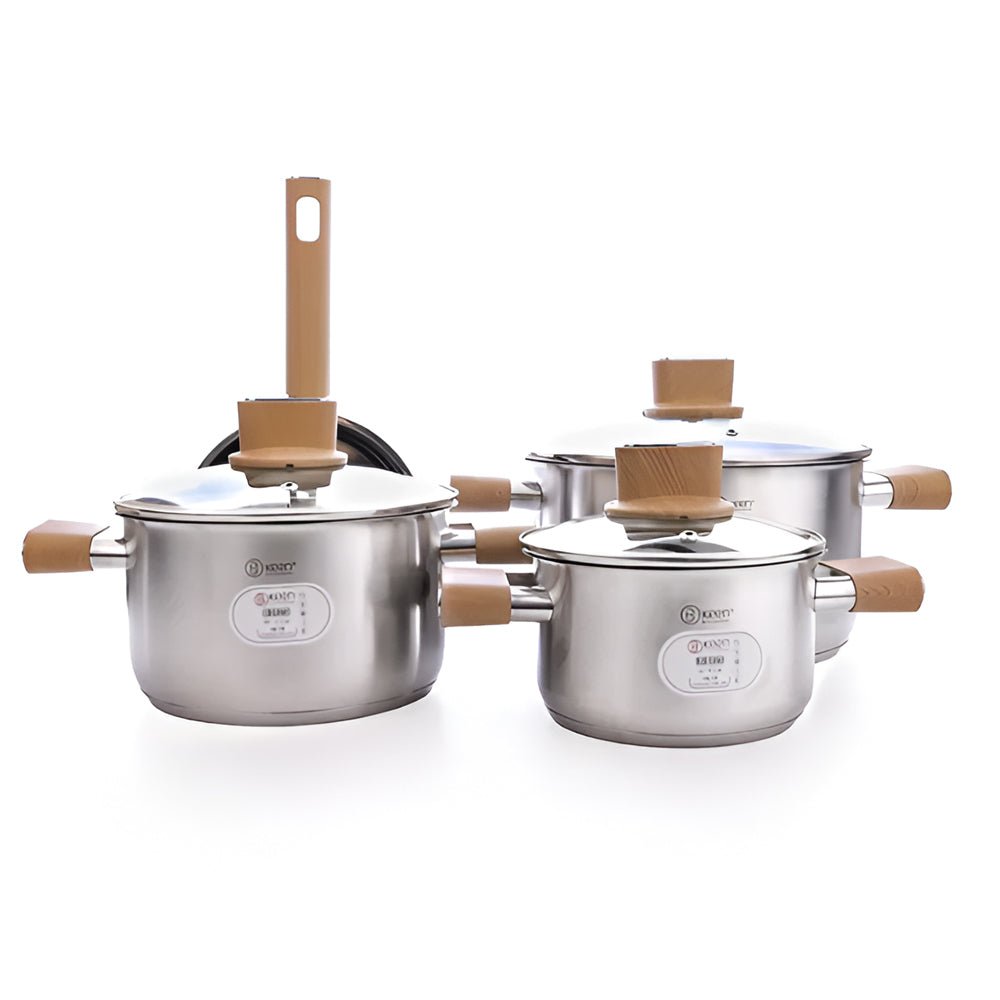 Silampos 8-Piece Stainless Steel Cookware Set