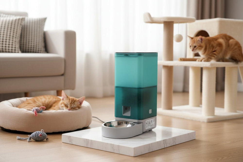 مغذي عملي للحيوانات الأليفة بسعة 4 لتر من  Pet Supplies Co