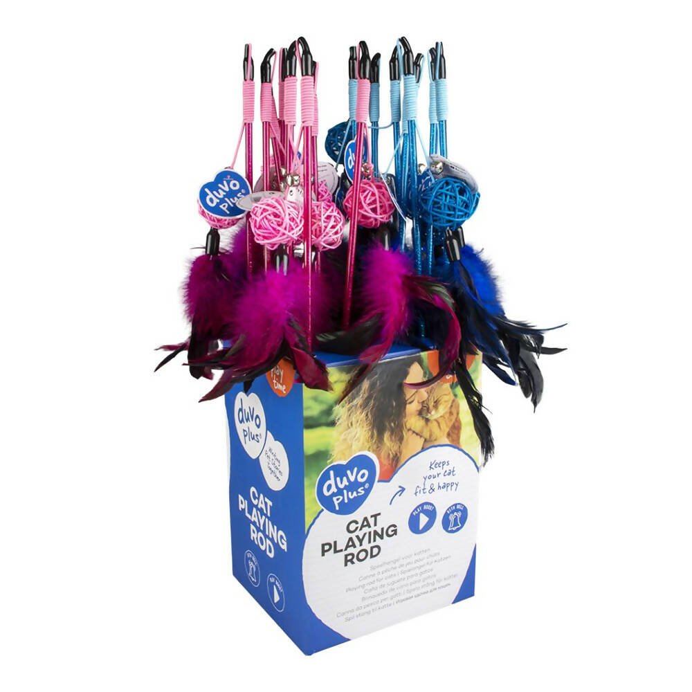 Dovo Plus Colorful Willow Ball with Stick for Cats