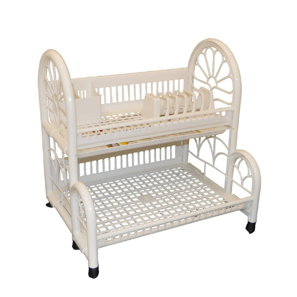 حامل أطباق بلاستيك2طبقات