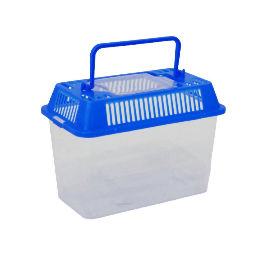 Plastic fish and turtle tank with cover