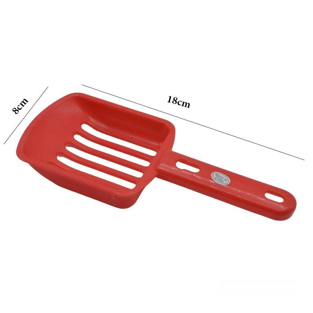 Plastic scoop for cat and pet litter 