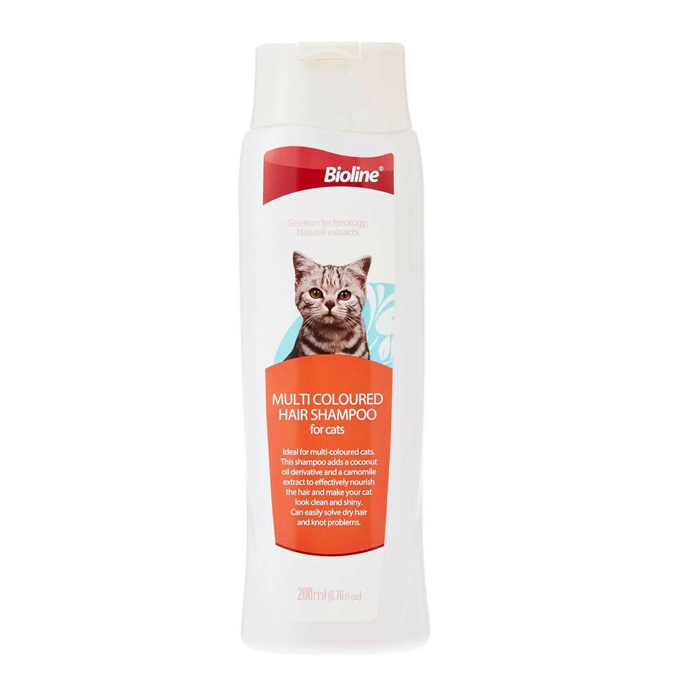 Bioline Multi-Color Cat Shampoo 200ml