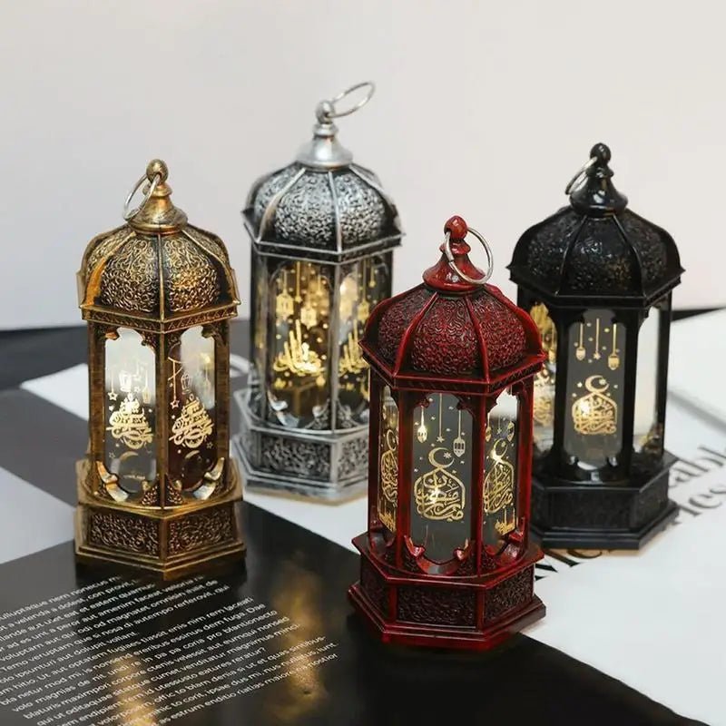فانوس عيد LED مغربي للطاولات والديكور الليلي