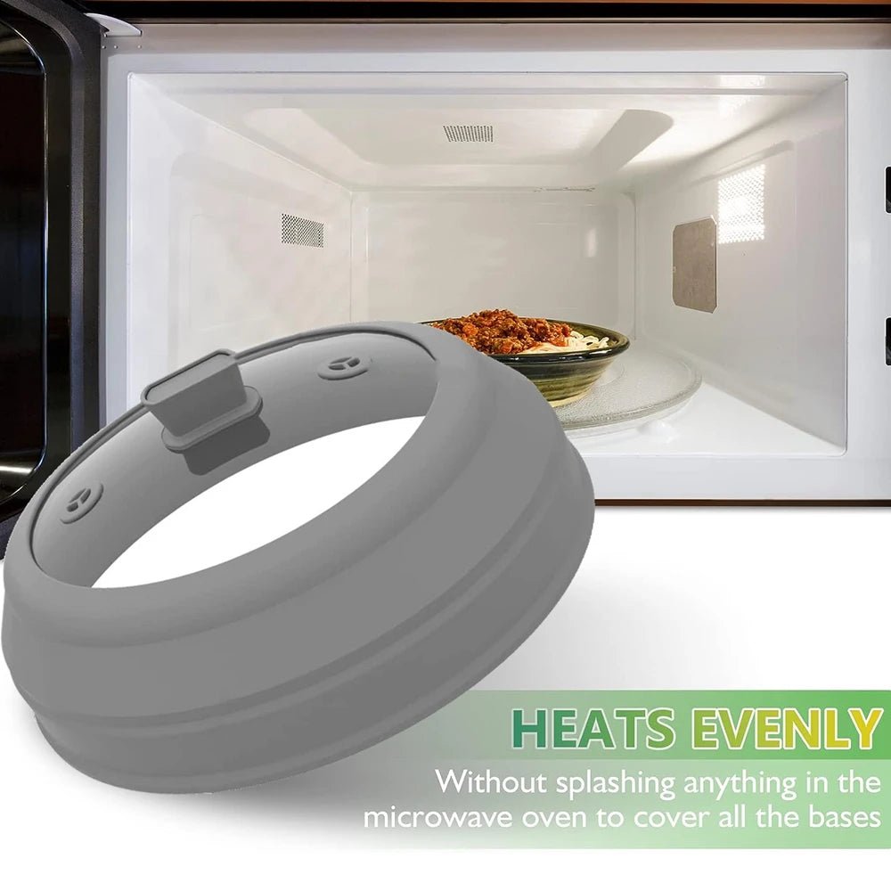 Foldable splash-proof microwave cover 