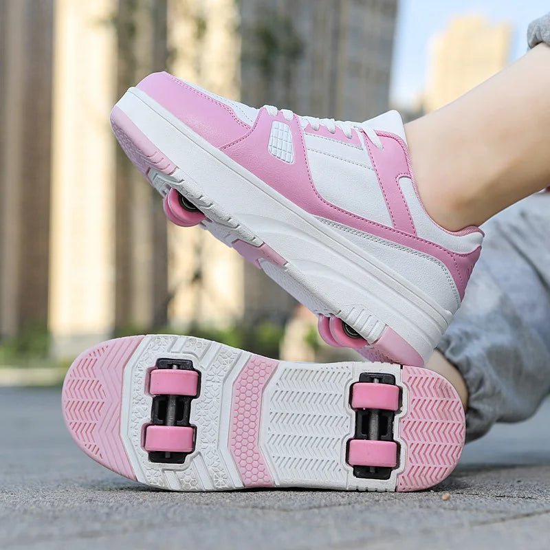 Kids' Four-Wheel Roller Skates - Sporty and Fashionable