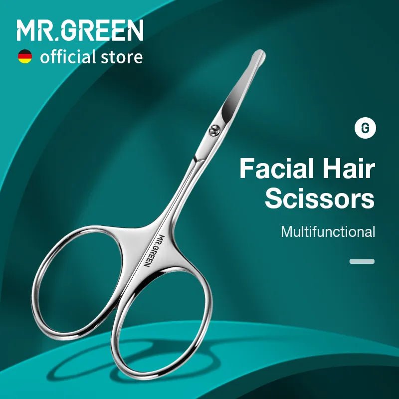 Mr. Green Stainless Steel Eyebrow and Facial Hair Trimmer